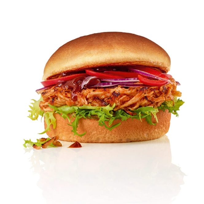 Pulled Chik'n Burger