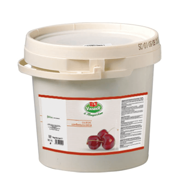 Confettura di ciliegie extra 3,5 kg - Viander