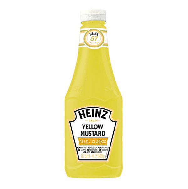 Yellow Mustard Squeeze 940g - Heinz