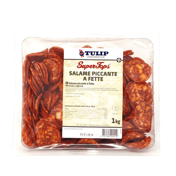 Salame piccante a fette 1 kg - Tulip