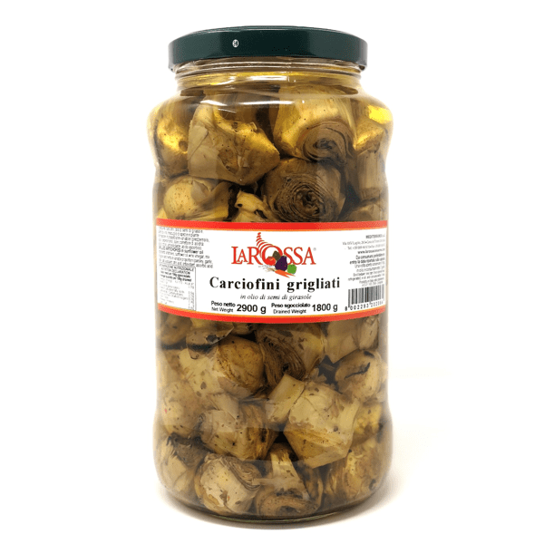 Carciofini grigliati sott'olio 2,9 kg - La Rossa