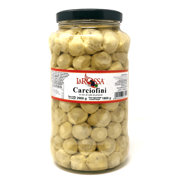 Carciofini interi sott'olio 2,9 kg - La Rossa