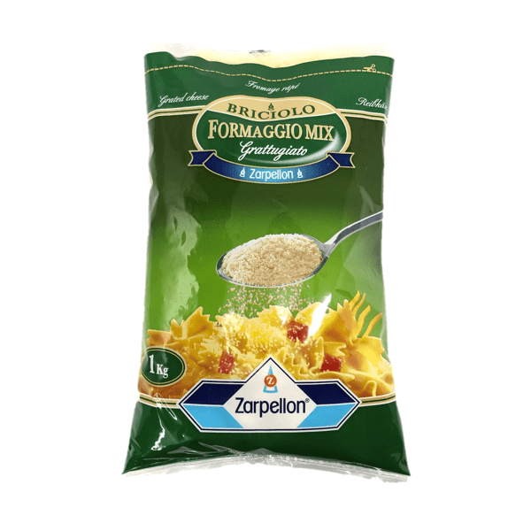 Formaggio Mix Grattugiato 1kg - Zarpellon