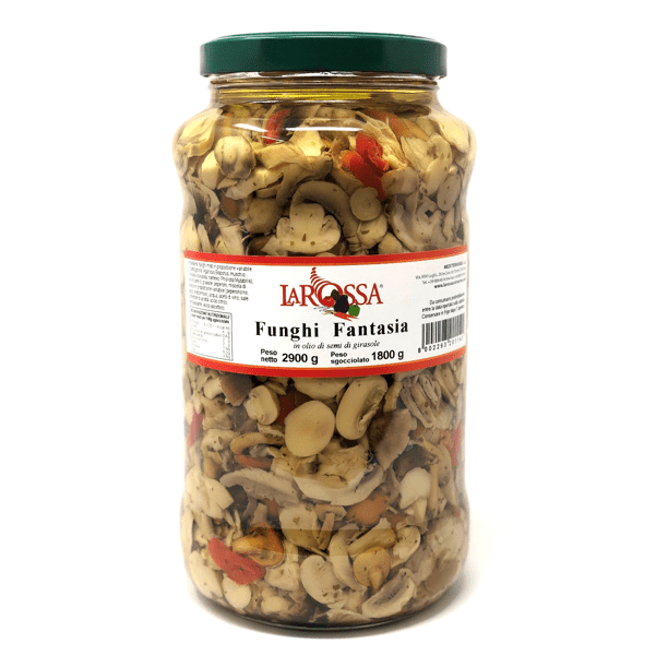 Funghi Fantasia sott'olio 2,9 kg - La Rossa