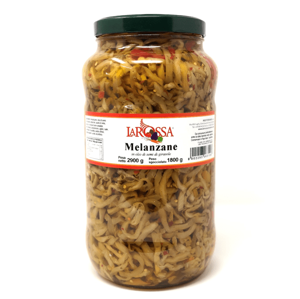 Melanzane a filetti sott'olio 2,9 kg - La Rossa