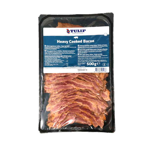 Bacon affumicato a fette cottura decisa 500g - Tulip