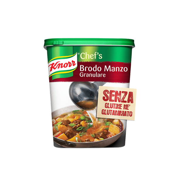 Brodo di manzo granulare senza glutine 1 kg - Knorr