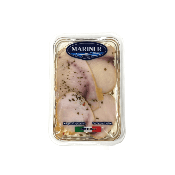 Carpaccio di pesce spada affum. marinato 200g - Mariner Uno