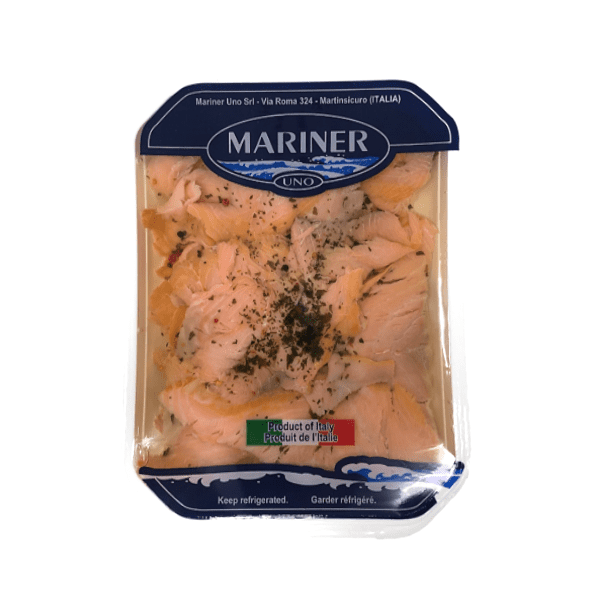 Carpaccio di salmone affum. marinato 1 kg - Mariner Uno