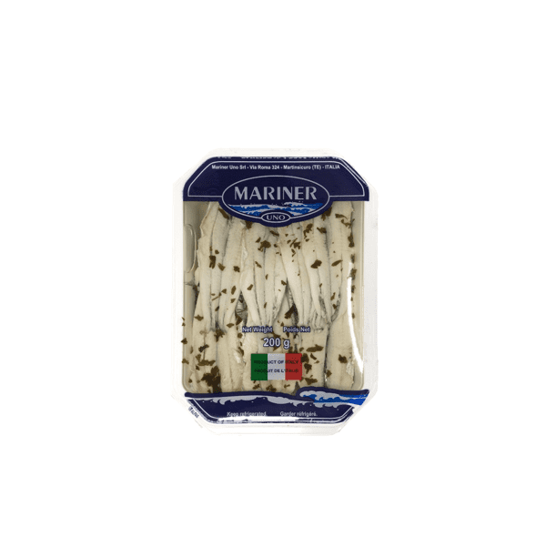 Filetti di alici marinate 200g - Mariner Uno