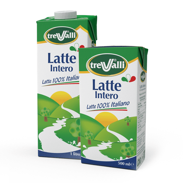 Latte intero UHT l.c. 1 lt - Tre Valli