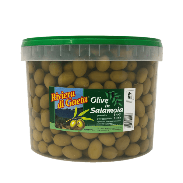 Olive Verdi in salamoia 5 kg - Riviera di Gaeta