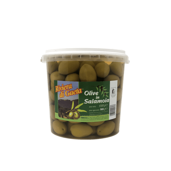 Olive Verdi in salamoia 900g - Riviera di Gaeta