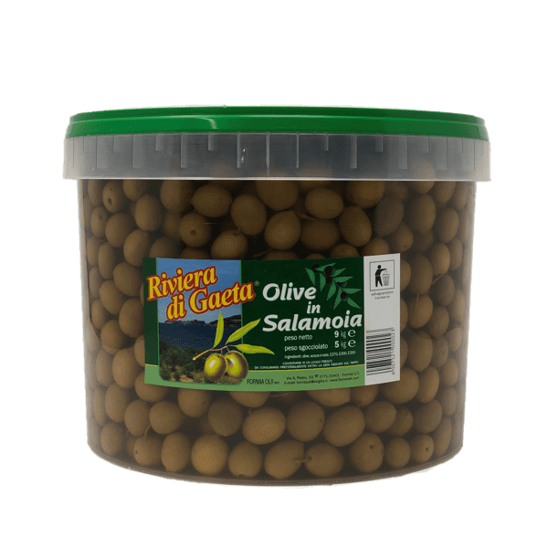 Olive itranelle in salamoia 5 kg - Riviera di Gaeta