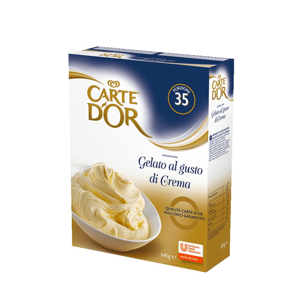 Preparato per Gelato alla Crema 640g - Carte d'Or
