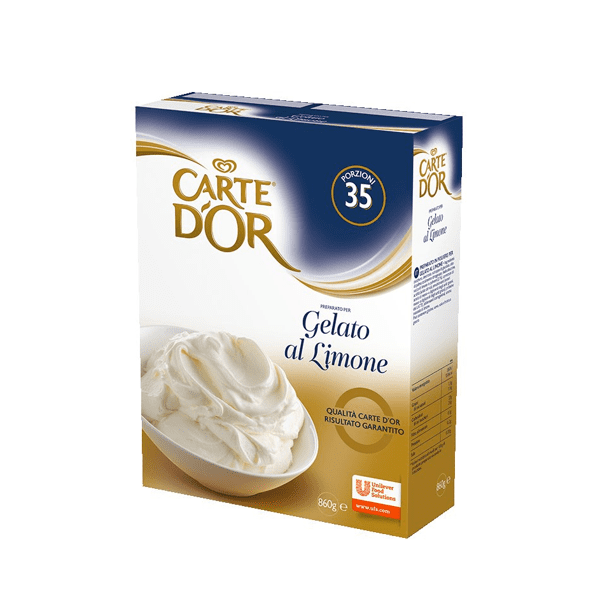 Preparato per Gelato alla Limone 860g - Carte d'Or