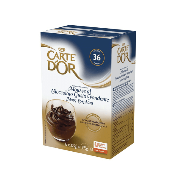 Preparato per Mousse al Cioccolato Fondente 975g - Carte d'Or