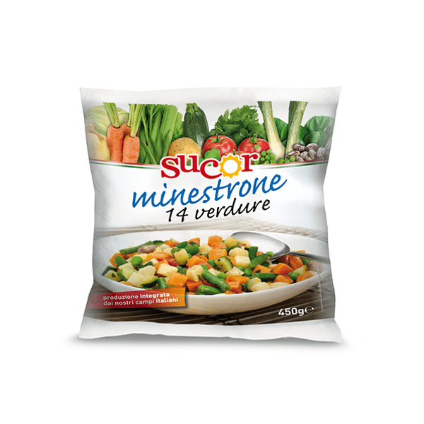 Minestrone 14 verdure cg. 450g - Sucor