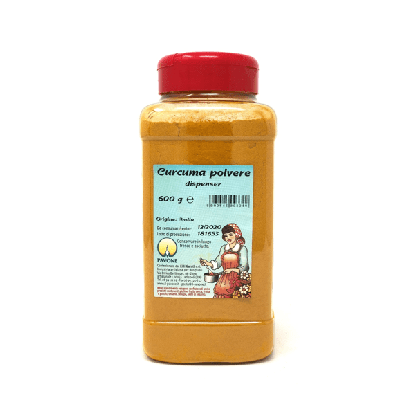 Curcuma in polvere dispenser 200g - Pavone