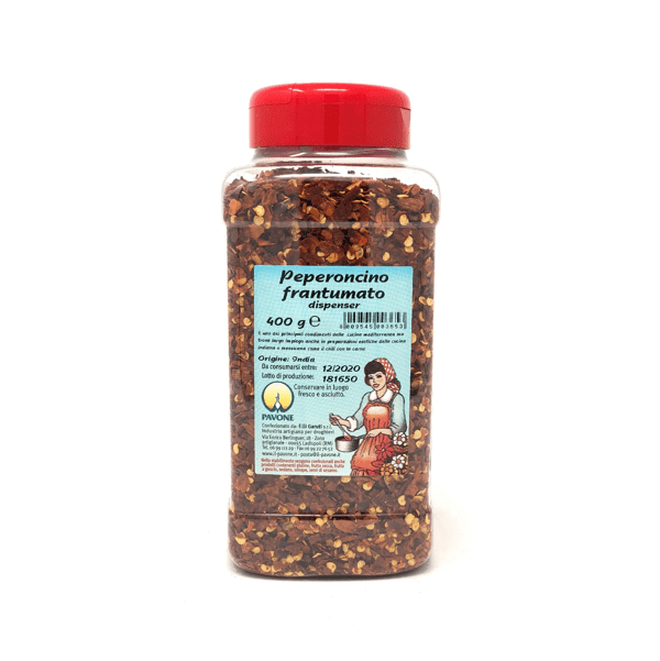 Peperoncino frantumato dispenser 400g - Pavone