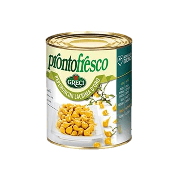 Peperoncini dolce lacrima d'oro 790g - Greci