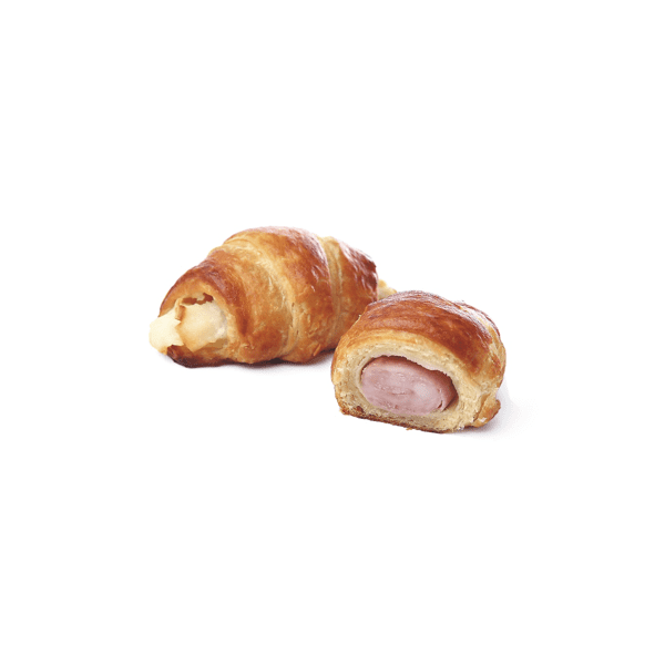 Mini croissant prosciutto e formaggio cg. 31g - Delifrance