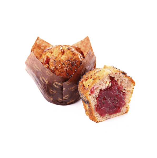 Muffin Tulipano integrale ai frutti di bosco cg. 90g - Delifrance