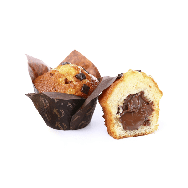 Muffin Tulipano cioccolato e pera cg. 90g - Delifrance