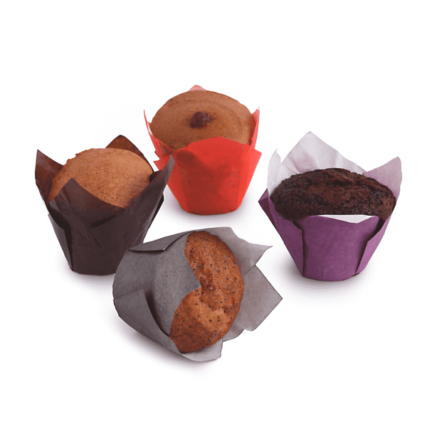 Muffin Tulipano senza glutine assortiti cg. 90g - Delifrance