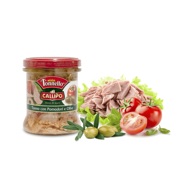 Trancetti di Tonno con pomodori e olive 170g - Callipo