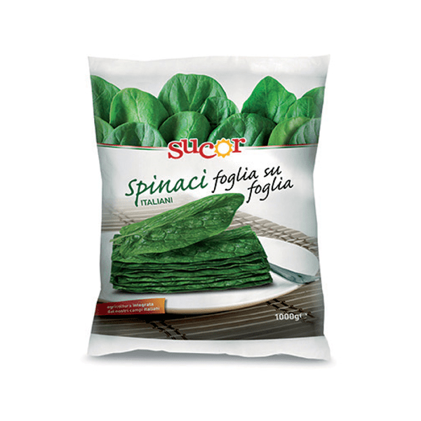 Spinaci foglia su foglia cg. 1 kg - Sucor