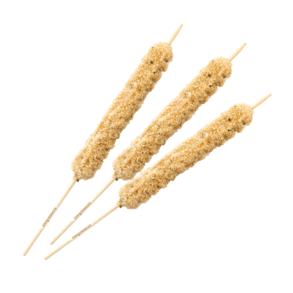 Arrosticini di merluzzo nordico gratinati