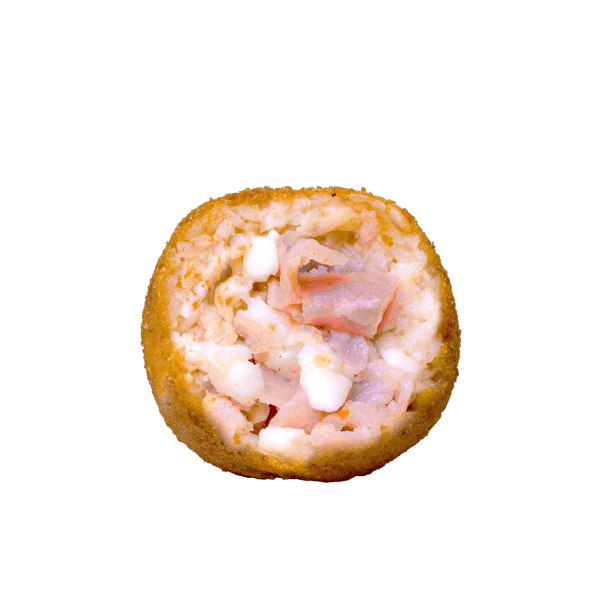 Arancina siciliana prosciutto e mozzarella cg